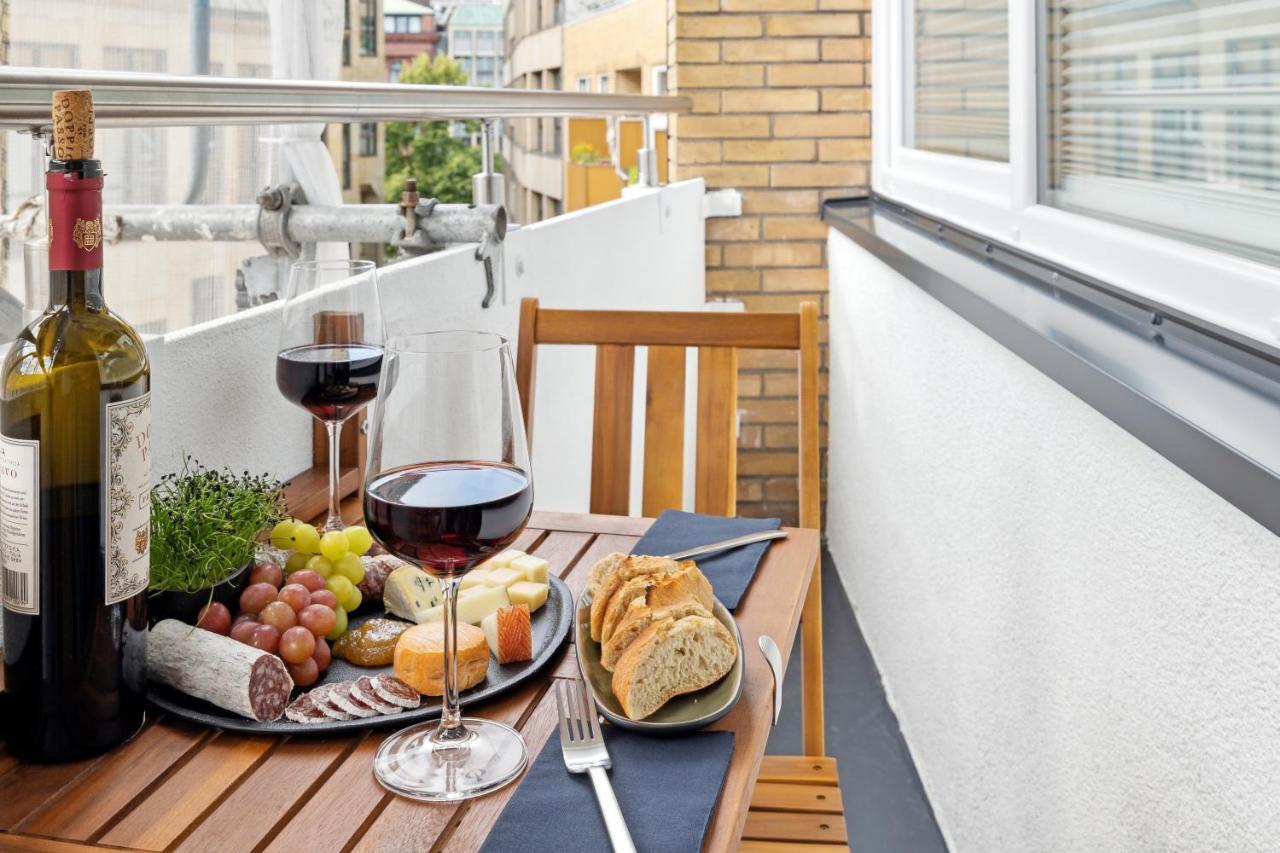 Modernes Studio Am Bremer Dom Mit Balkon Ngoại thất bức ảnh