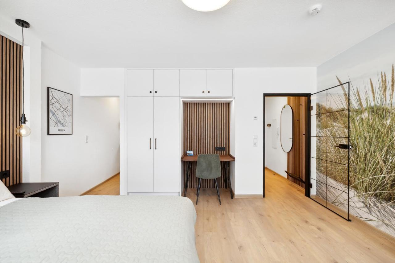 Modernes Studio Am Bremer Dom Mit Balkon Ngoại thất bức ảnh