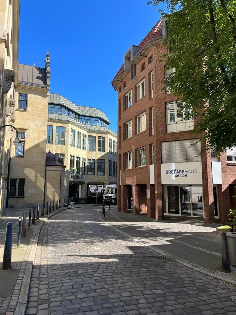 Modernes Studio Am Bremer Dom Mit Balkon Ngoại thất bức ảnh